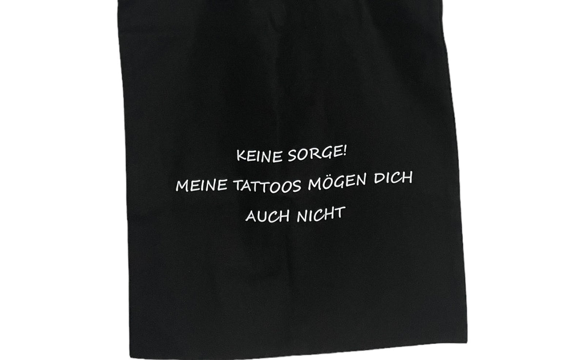 Jutebeutel Spruch Tattoo